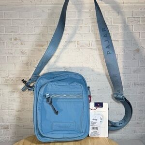 Pajar Canada Blue Nylon Sport Athleisure Crossbody Handbag Purse